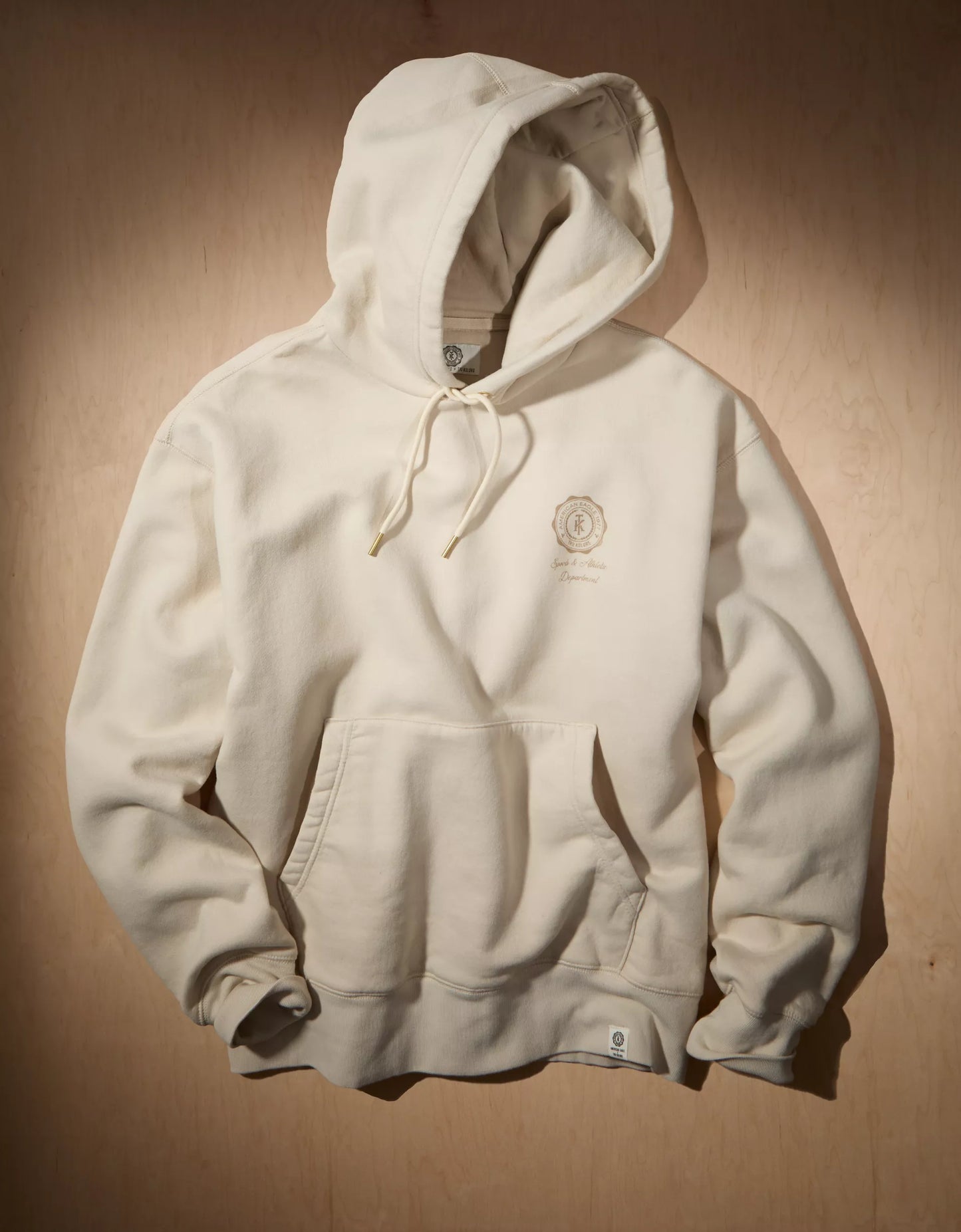 AE x Tru Kolors Heavyweight Graphic Hoodie Cream