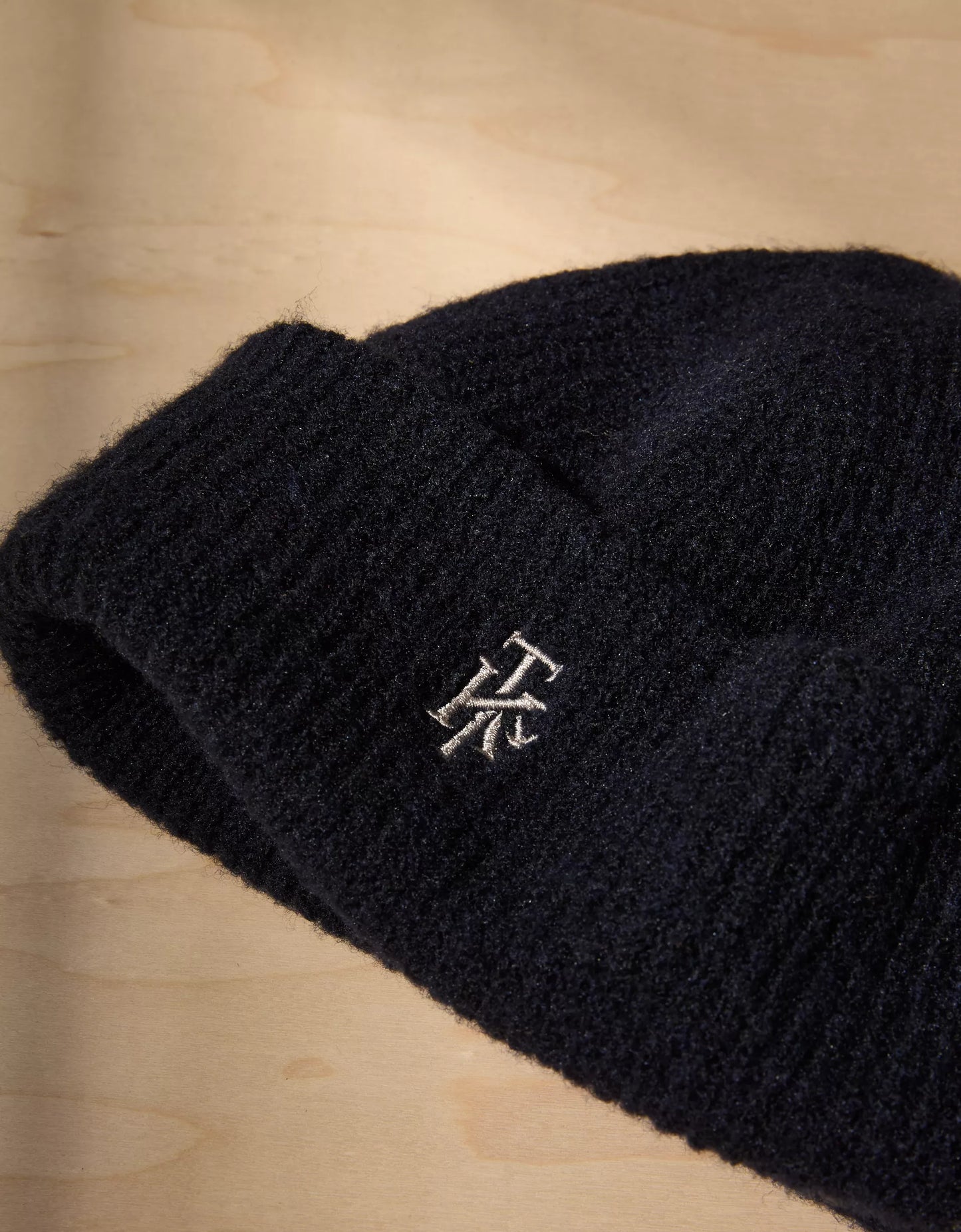 AE x Tru Kolors Double Layer Ribbed Beanie Blue