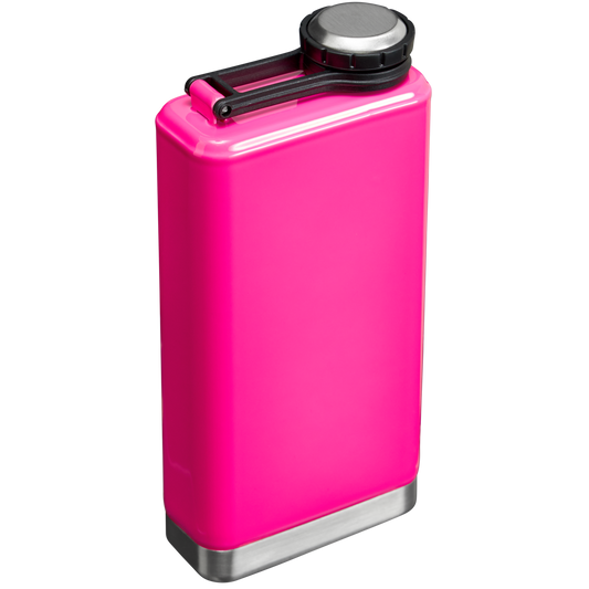 Licorera Adventure Pre-Party Flask de 8 oz Pink Neon
