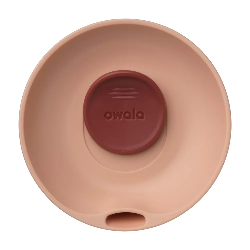 Owala SmoothSip Slider 12 oz (Cerámico) - Metallic Rose Gold