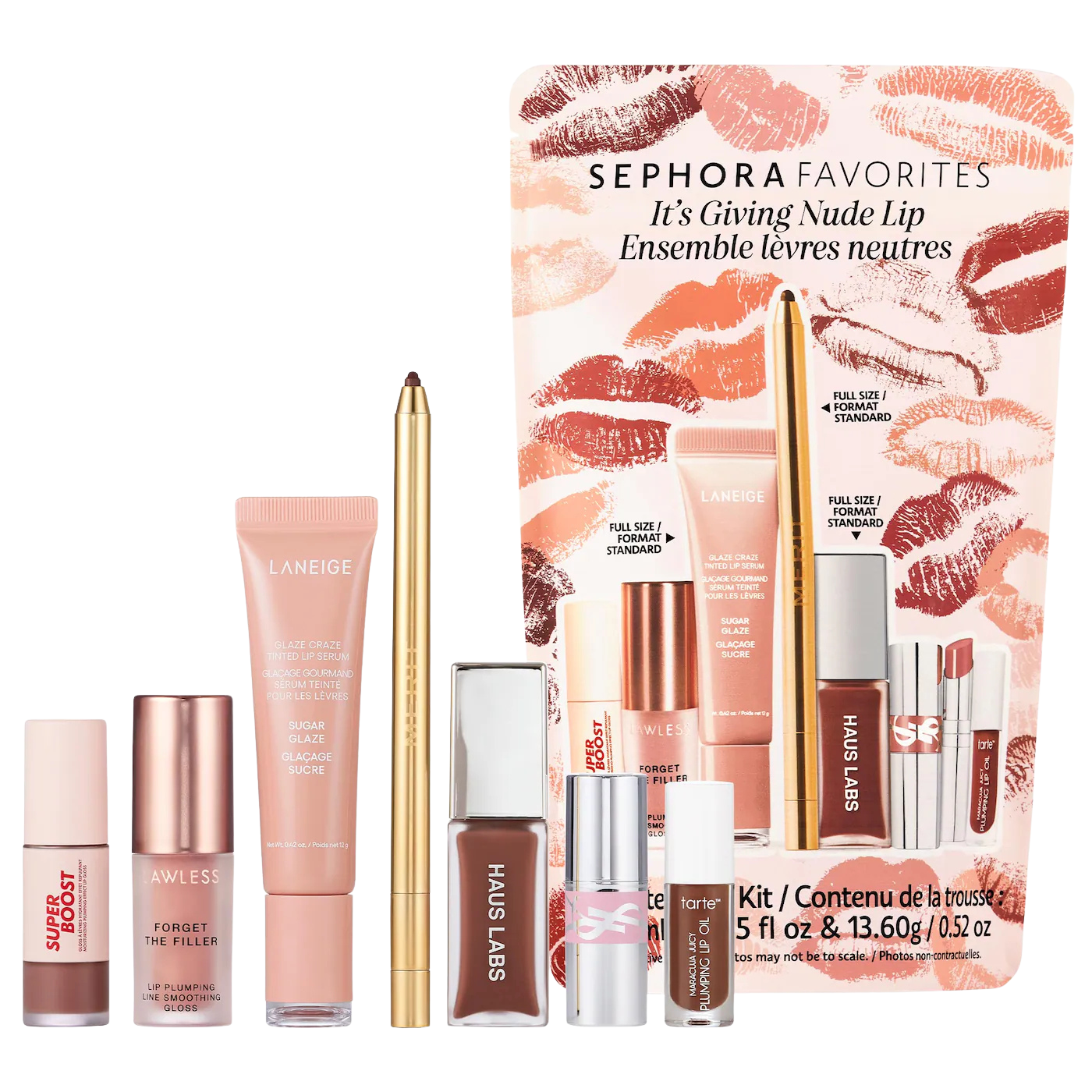 Sephora Favorites It’s Giving Nude Lip Makeup Value Set