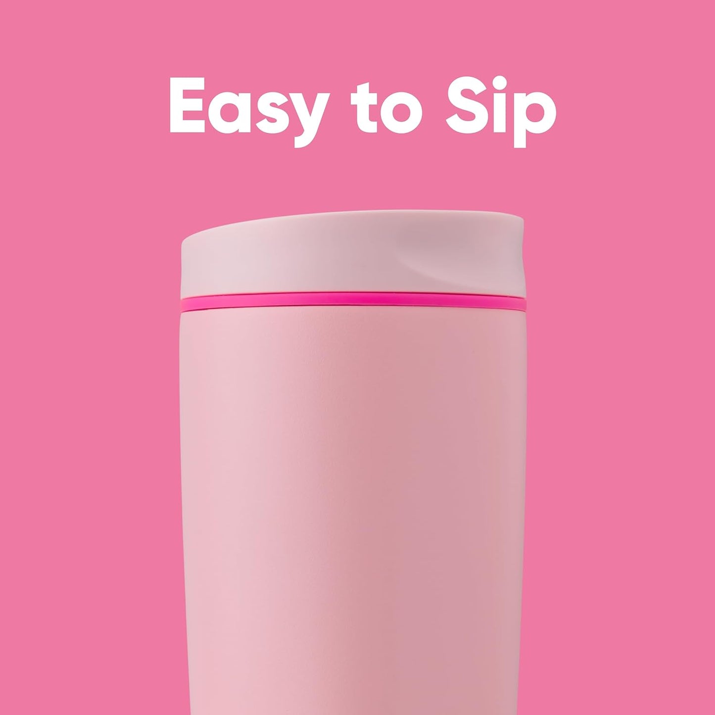 Owala SmoothSip Slider 12 oz Rosa