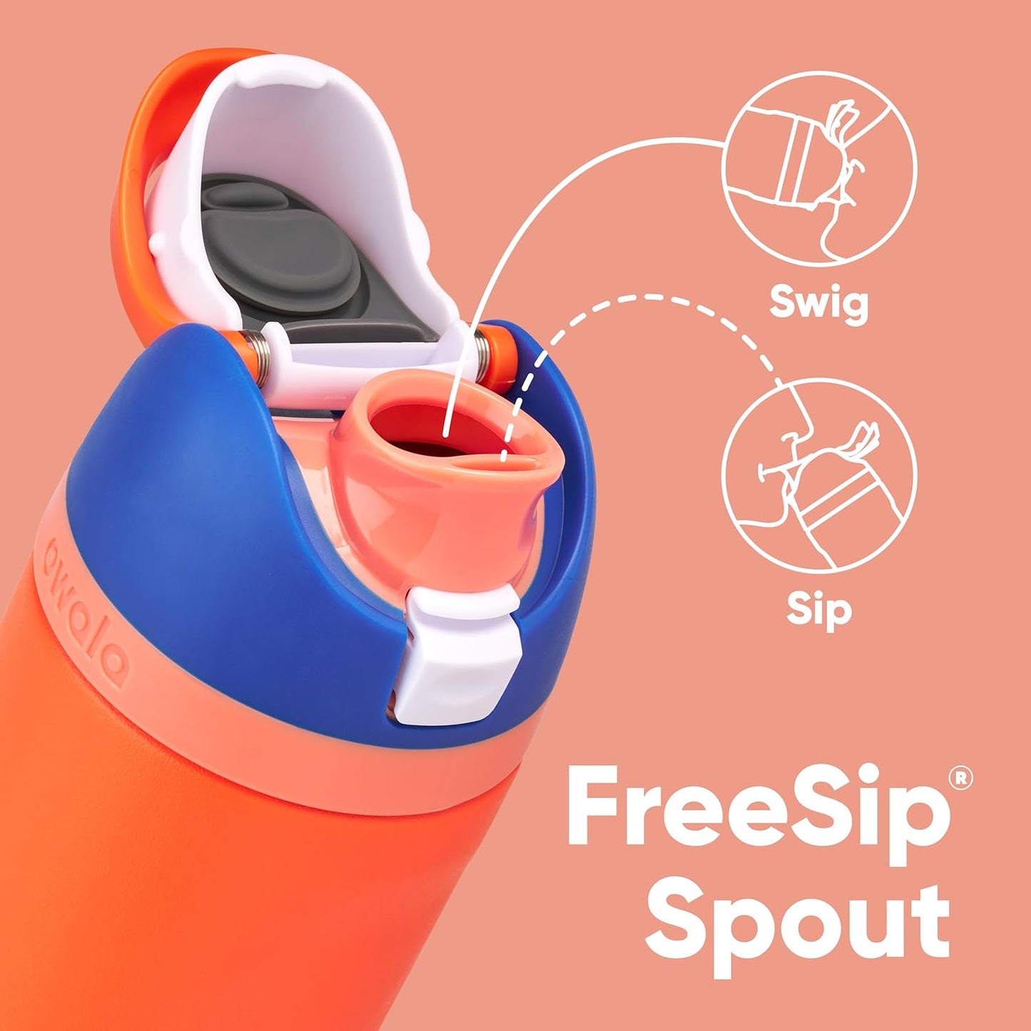 Owala FreeSip 16 oz Blue Citrus