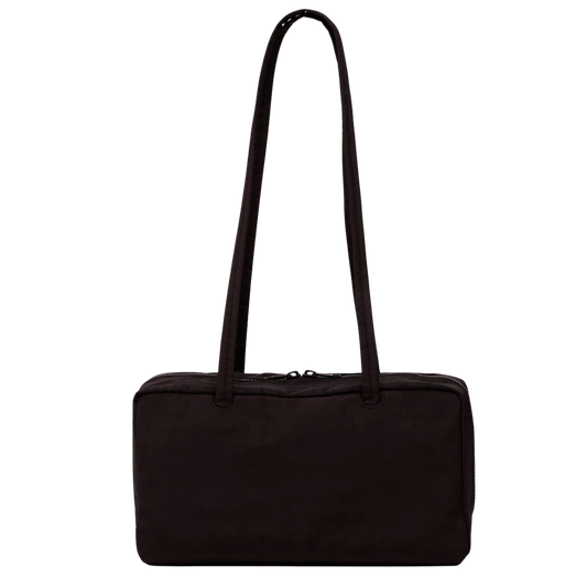 BAGGU Nylon Bowler Bag Western Appliqué Café "Pre-Venta"
