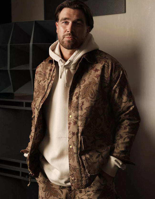 AE x Tru Kolors Heavyweight Graphic Hoodie Olive
