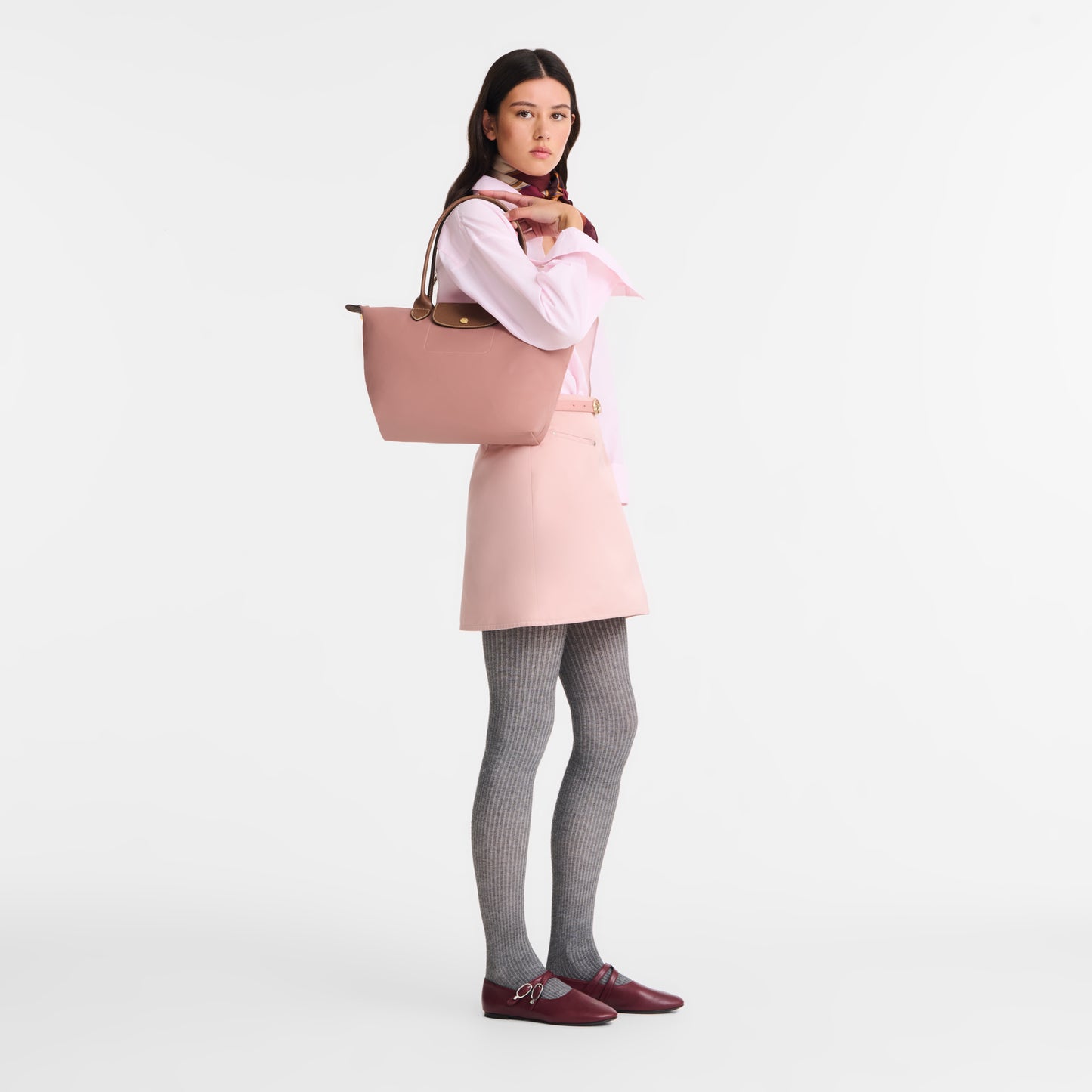 Le Pliage Original M Tote bag in Pink Tea "Pre-Venta"