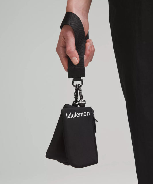 Dual Pouch Wristlet Negro
