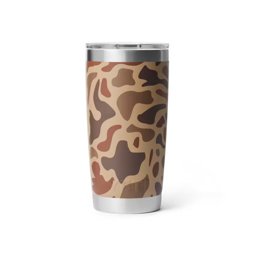 Rambler Vaso 20 oz Wetlands Camo "Pre-Venta"