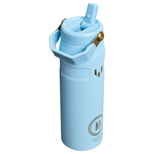 Messi Termo 24oz Ice Flow Flip Straw en Azul "Pre-Venta"