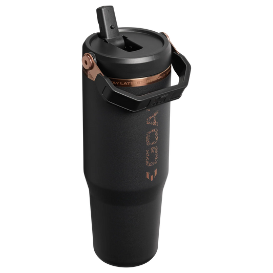 Messi Termo 30oz Ice Flow Flip Straw en Negro "Pre-Venta"