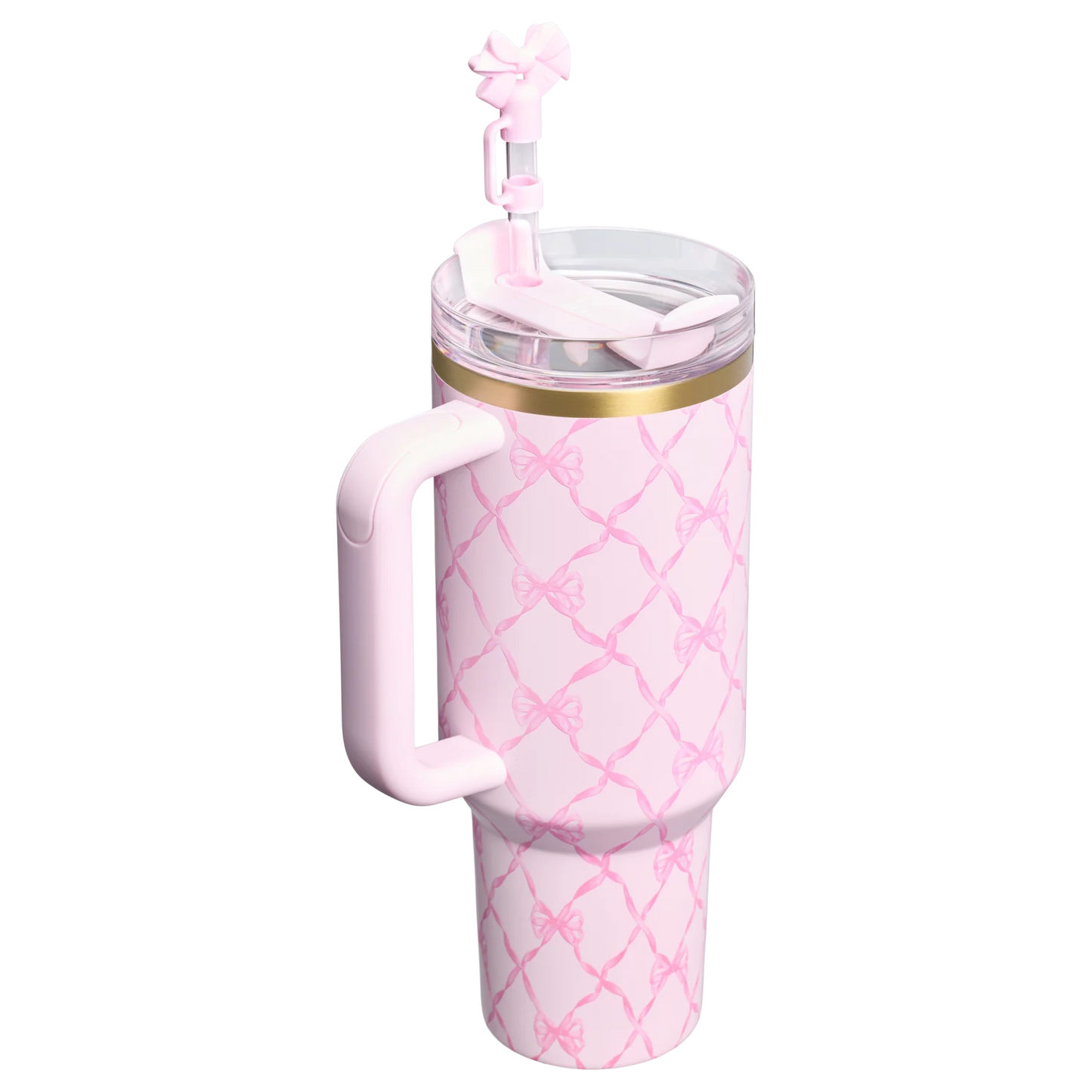 Termo 40 oz LoveShackFancy en Baby Bow Pink Peppermint "Pre-Venta"