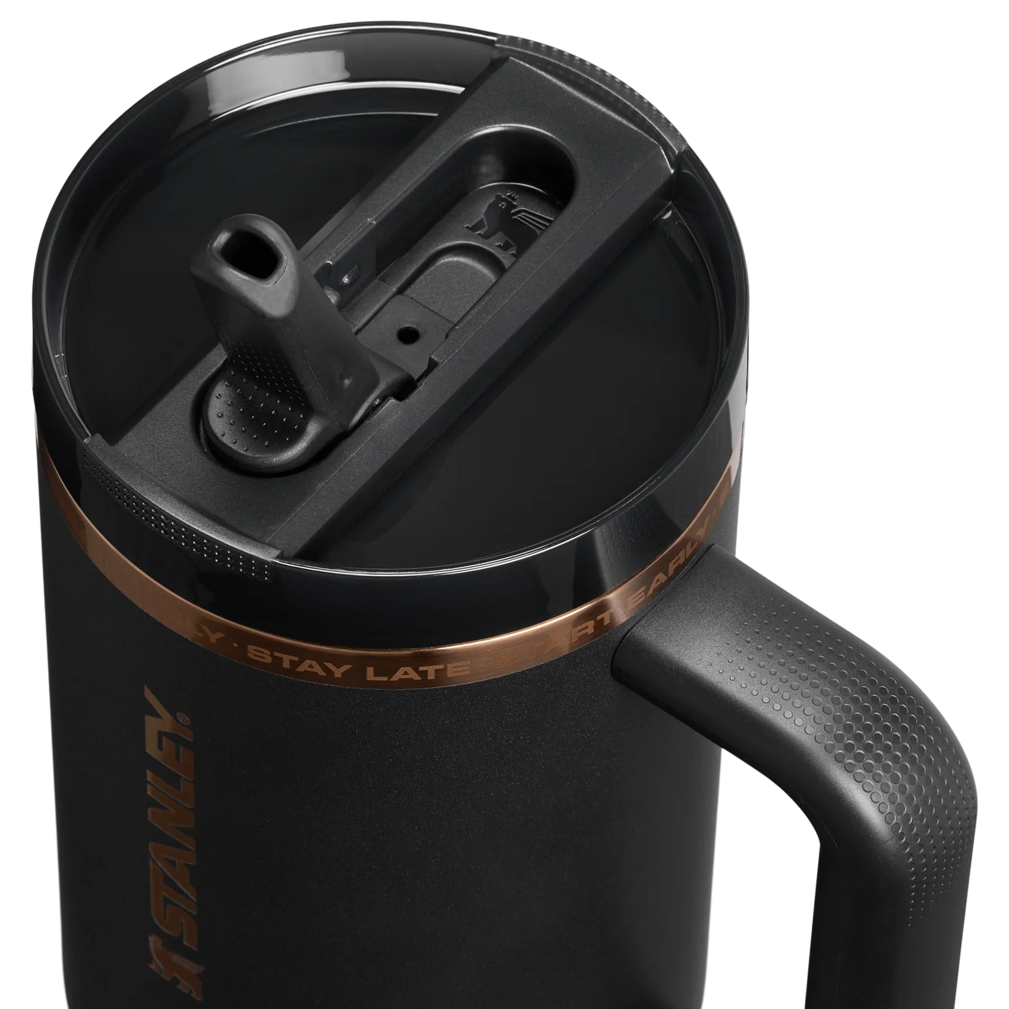 Messi Termo 40 oz Quencher Pro Tour Flip Straw Tumbler en Negro "Pre-Venta"