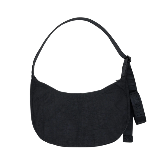 BAGGU Medium Nylon Crescent Bag Embroidered HK Western "Pre-Venta"