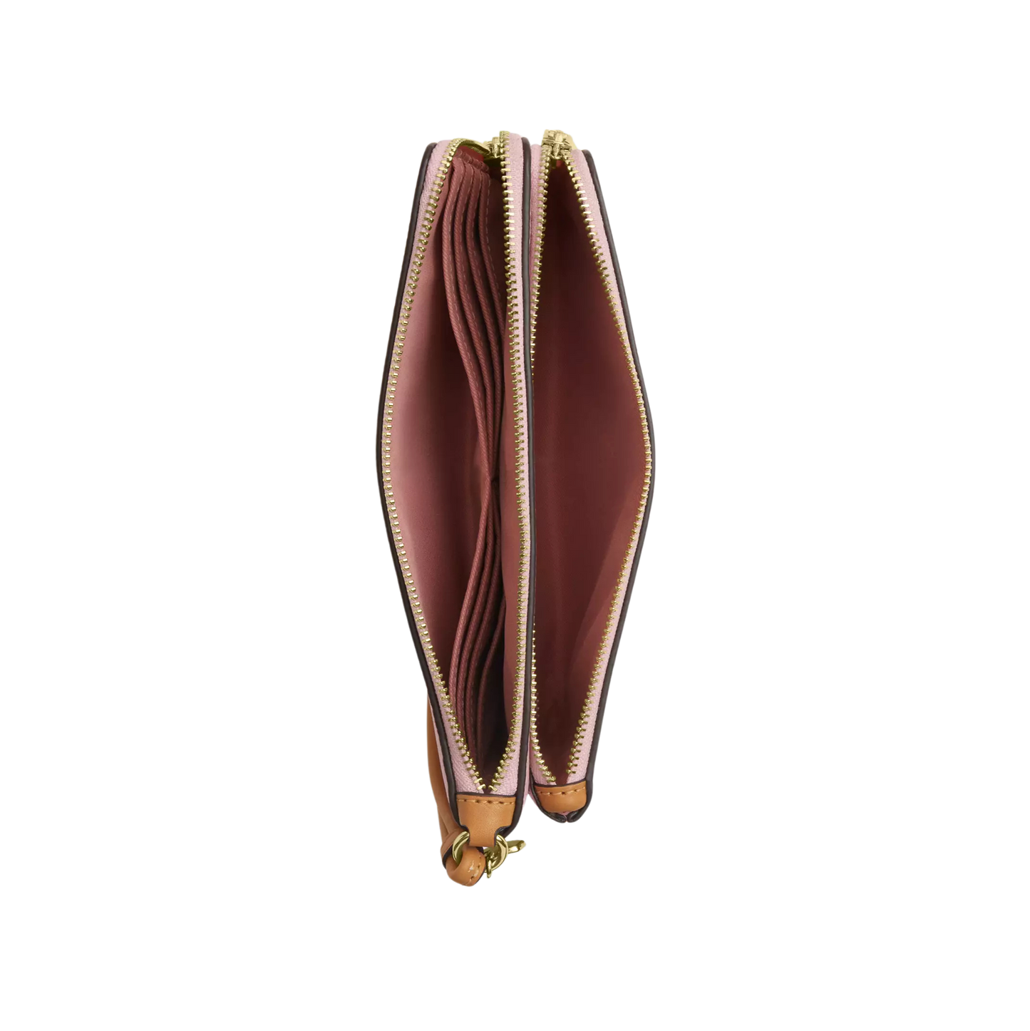 Coach Double Zip Wristlet Powder Pink "Pre-Venta" Se envía 10 de Marzo