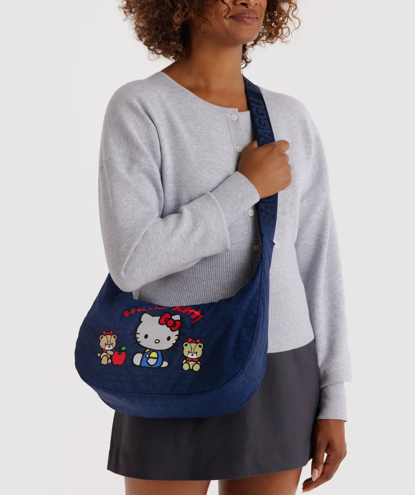 BAGGU Medium Nylon Crescent Bag HK