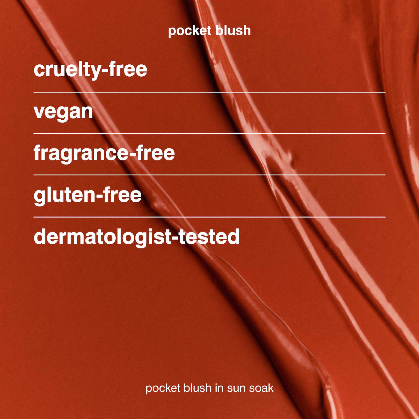 Rhod Pocket Blush Buildable Hydrating Cream Blush en Sun Soak