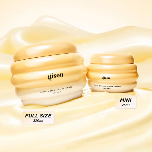 Gisou Honey Gloss Ceramide Therapy Hydrating Hair Mask Duo "Pre-Venta"