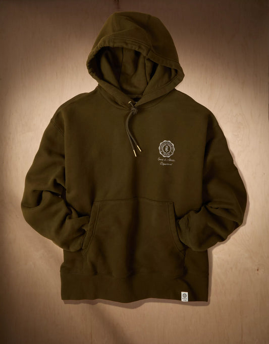 AE x Tru Kolors Heavyweight Graphic Hoodie Olive