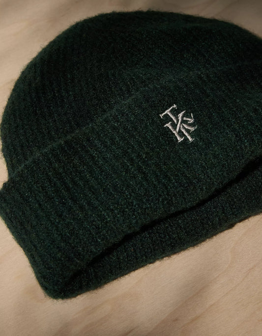 AE x Tru Kolors Double Layer Ribbed Beanie Pine