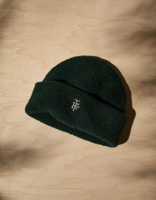 AE x Tru Kolors Double Layer Ribbed Beanie Pine