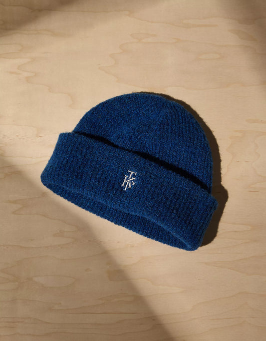 AE x Tru Kolors Double Layer Ribbed Beanie Steel Blue
