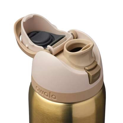 Owala FreeSip 32 oz Metallic Gold