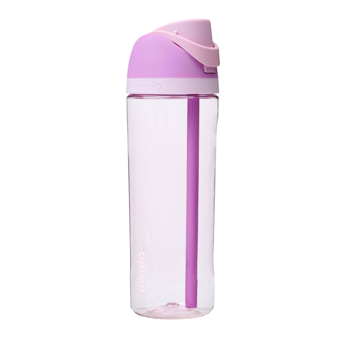Owala FreeSip 25 oz Clear Tritan Botella de Plástico en First Crush PREVENTA