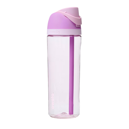 Owala FreeSip 25 oz Clear Tritan Botella de Plástico en First Crush PREVENTA