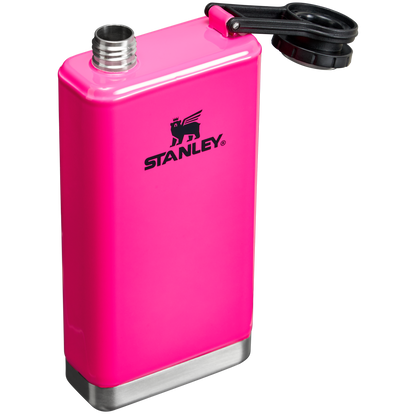 Licorera Adventure Pre-Party Flask de 8 oz Pink Neon