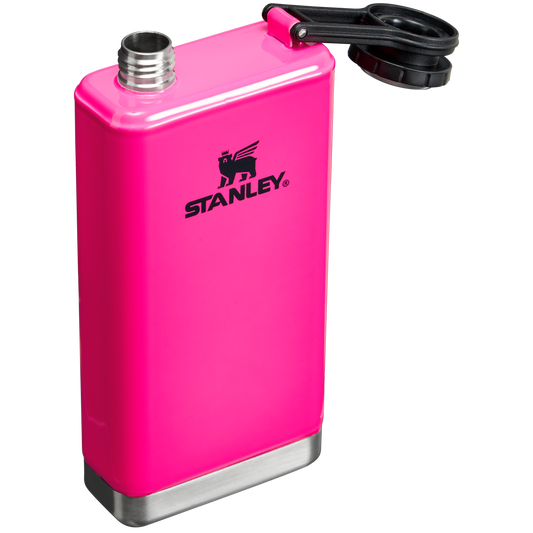 Licorera Adventure Pre-Party Flask de 8 oz Pink Neon