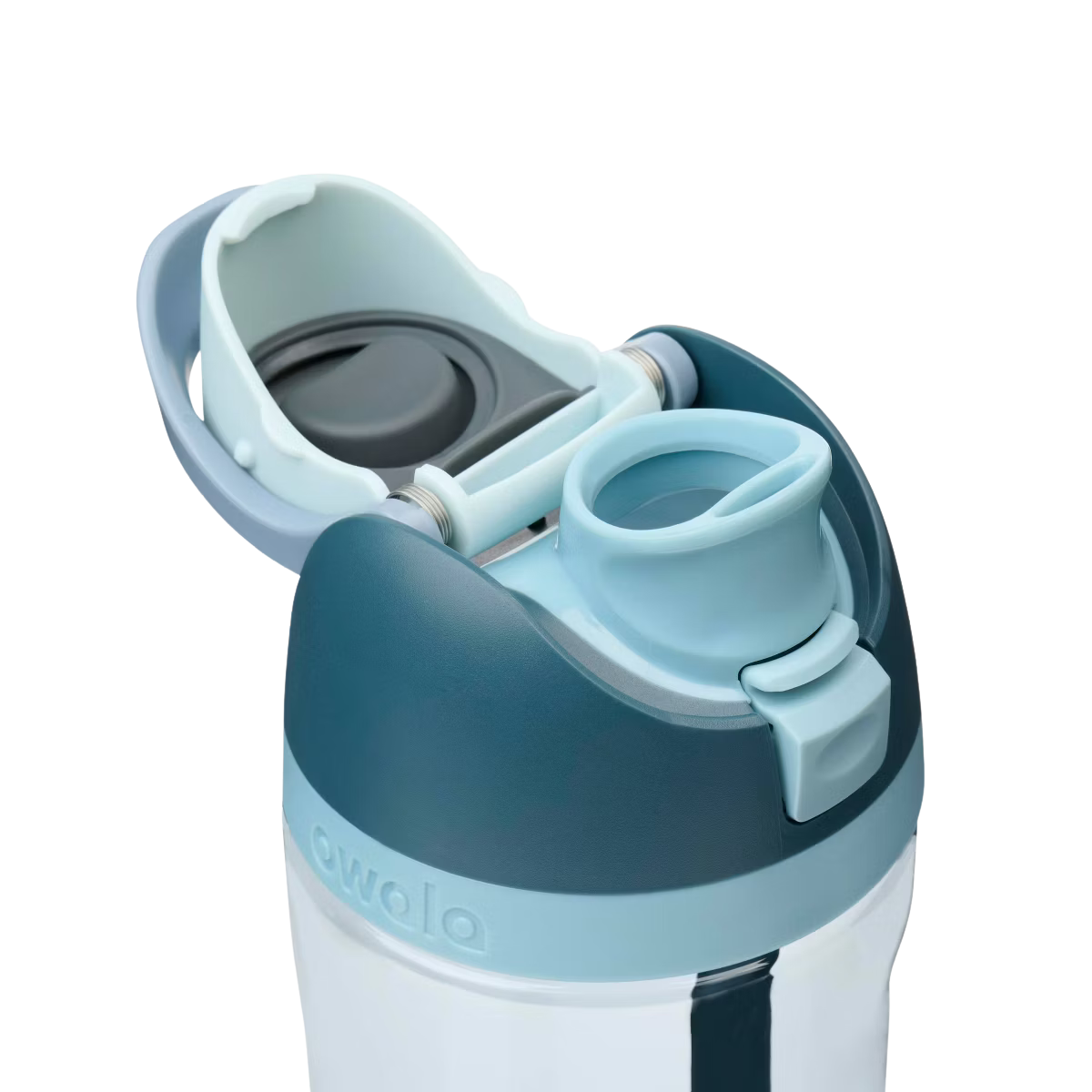 Owala FreeSip 25 oz Clear Tritan Botella de Plástico en Rain Delay PREVENTA