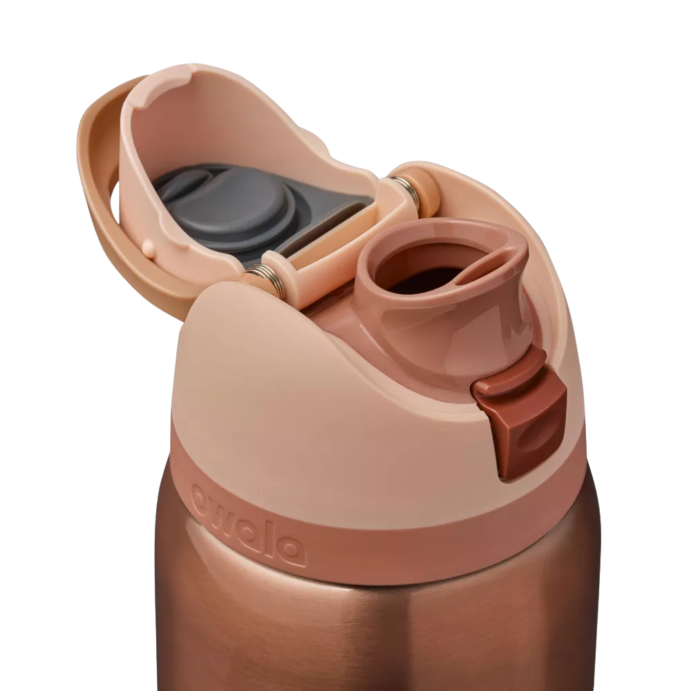 Owala FreeSip 32 oz Metallic Rose Gold