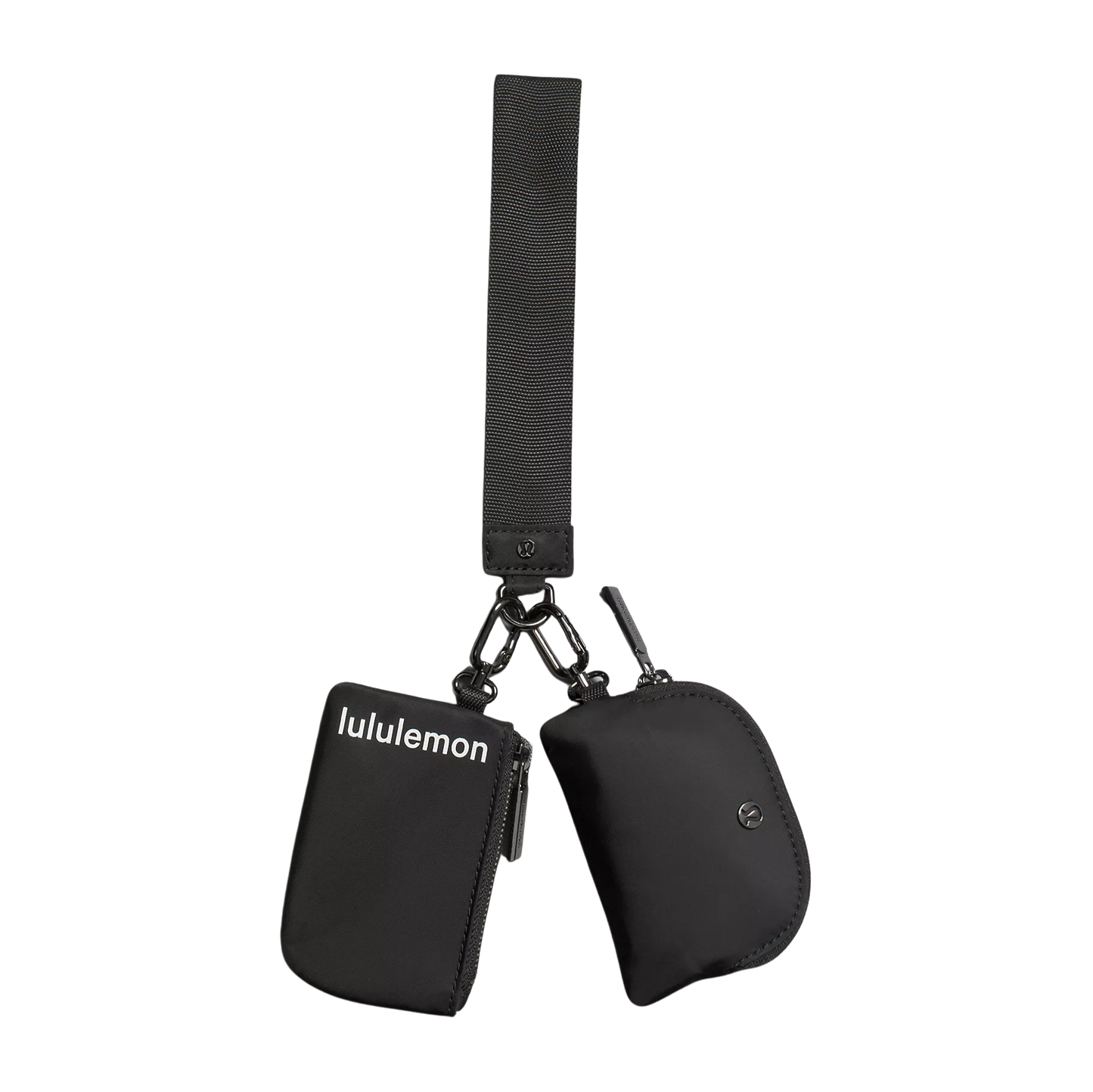 Dual Pouch Wristlet Negro