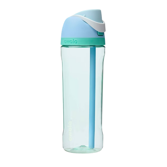 Owala FreeSip 25 oz Clear Tritan Botella de Plástico en Morning Dew PREVENTA