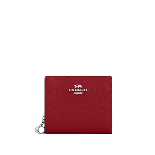 Coach Snap Wallet Rojo