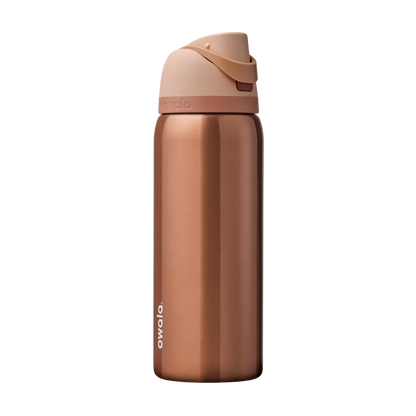 Owala FreeSip 32 oz Metallic Rose Gold