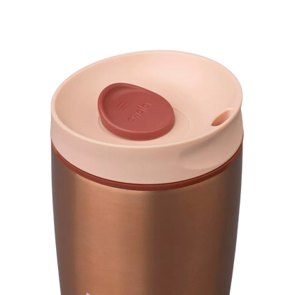 Owala SmoothSip Slider 12 oz (Cerámico) - Metallic Rose Gold