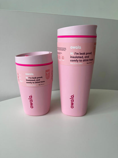 Owala SmoothSip Slider 20 oz Rosa