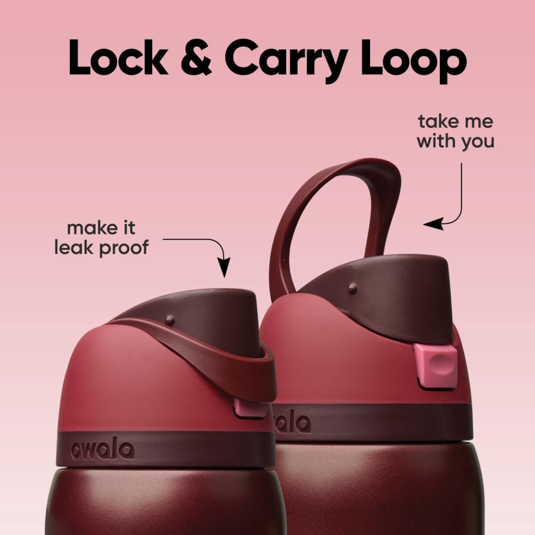 Owala FreeSip 24 oz Black Cherry