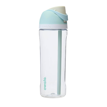 Owala FreeSip 25 oz Clear Tritan Botella de Plástico en Pearlfection PREVENTA