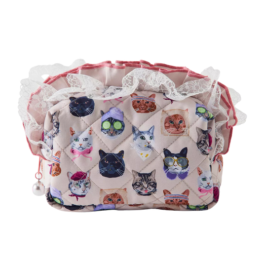 Cat Collage UO Makeup Bag