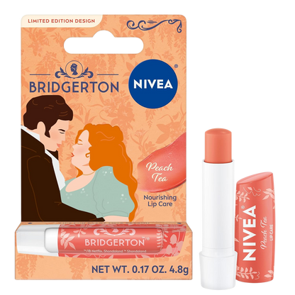 Labello NIVEA Bridgerton Lip Balm Limited Edition in Peach Teat "Pre-Venta"