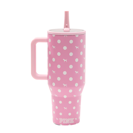 HydroJug Traveler 40 oz Pink Dot/Dog