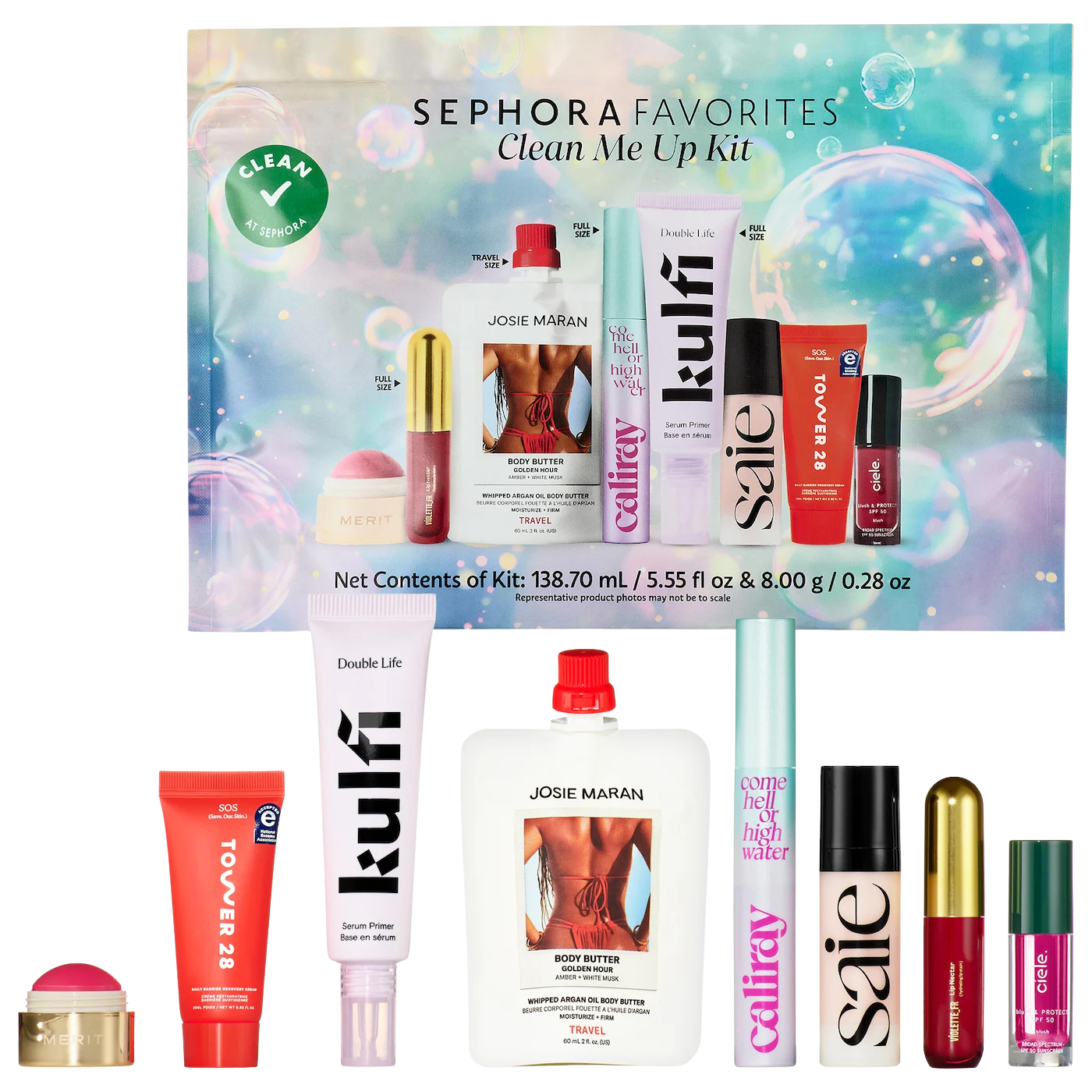 Sephora Favorites Clean Me Up Kit Makeup Value Set "Pre-Venta"
