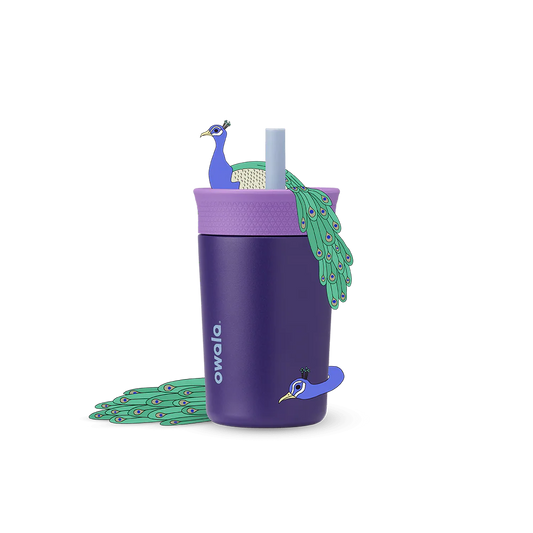 Owala Kids' Tumbler 12 oz Peacock Palace "Pre-Venta"