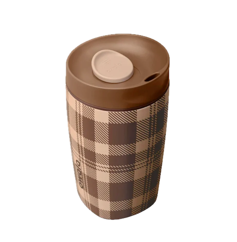 Owala SmoothSip Slider 12 oz Plaid and Simple