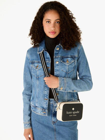 Kate Spade Oh Snap Colorblock Mini Camera Bag en Black Multi