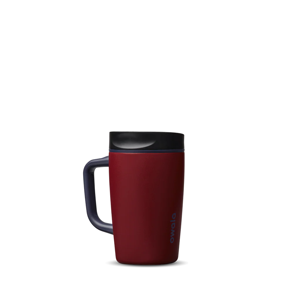 Owala SmoothSip Slider con Asa 12 oz Burgundy Bay "Pre-Venta"