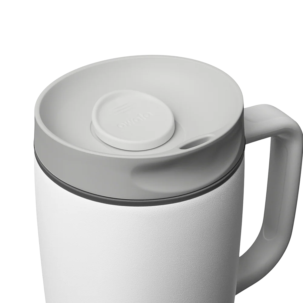 Owala SmoothSip Slider con Asa 12 oz Shy Marshmallow "Pre-Venta"