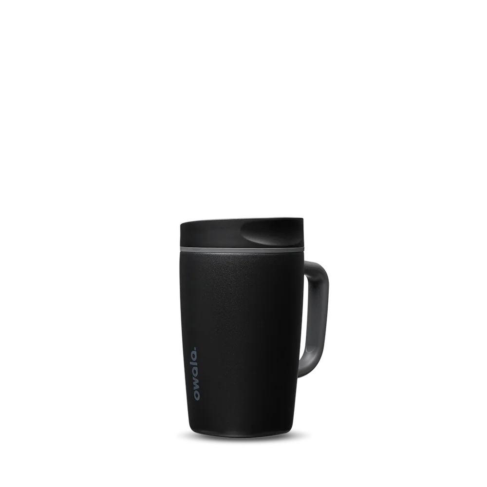 Owala SmoothSip Slider con Asa 12 oz Very, Very Dark "Pre-Venta"
